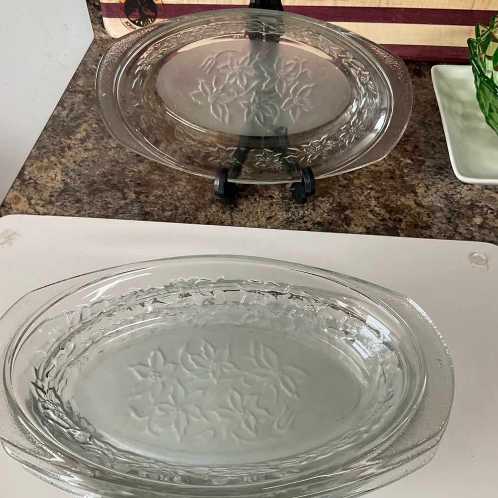 Elegant Glass Serving Platters